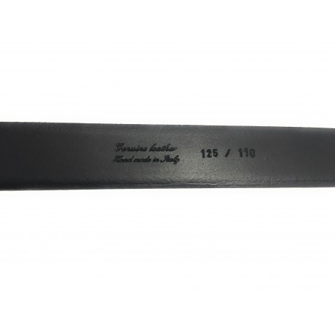 Cinta in pelle abrasivata nera  H 35  A20EL04