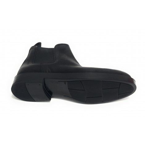 Scarpe Ton Goût stivaletto beatles uomo pelle vintage nero U20TG04