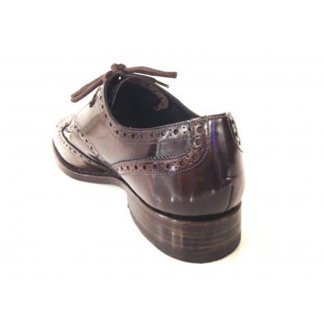 Scarpe uomo Harris anniversary brogue all derby abrasivato moro classico U15HA06