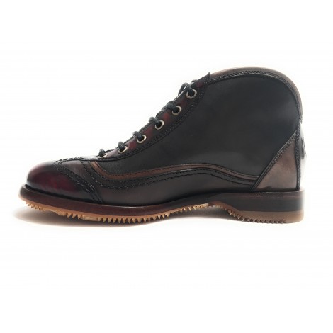 Scarpe uomo Botti 1913 modello 1000miglia red moro grey U18BO03