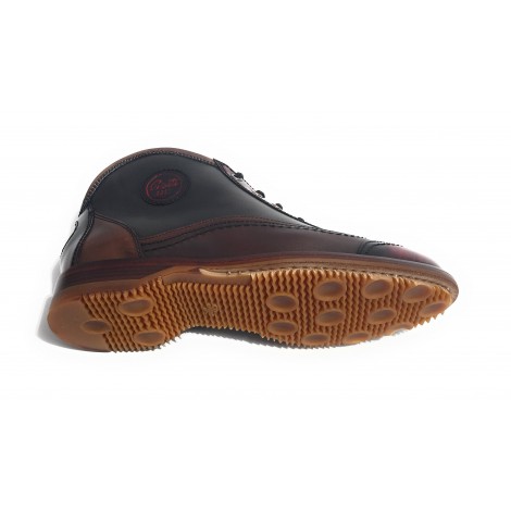 Scarpe uomo Botti 1913 modello 1000miglia red moro grey U18BO03