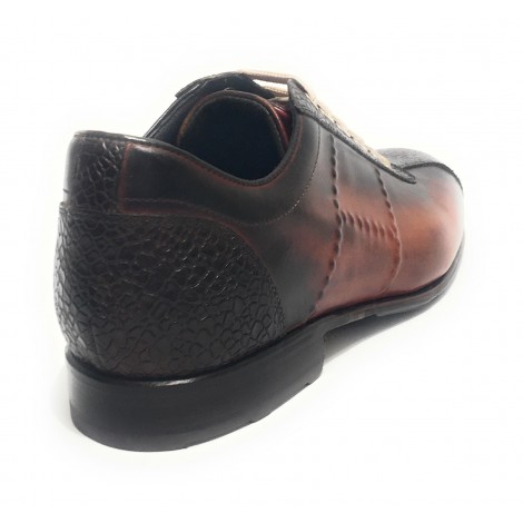 Scarpe uomo Harris fondo calcetto vegas rosso/ cuoio lemon/ crack cacao U17HA106