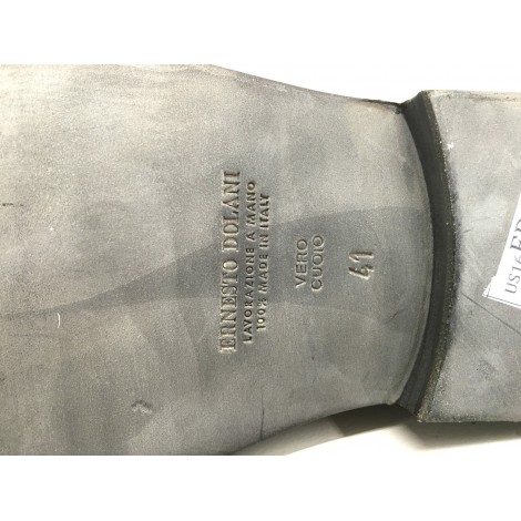 SCARPE UOMO ERNESTO DOLANI MOCASSINO IN PELLE BUFALO TAUPE ARTIGIANALE US16ED01