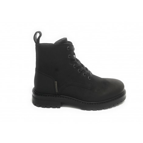 Scarpe uomo Ambitious 10958 anfibio in pelle scamosciata black U21AM22