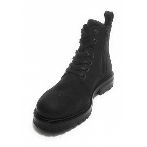 Scarpe uomo Ambitious 10958 anfibio in pelle scamosciata black U21AM22