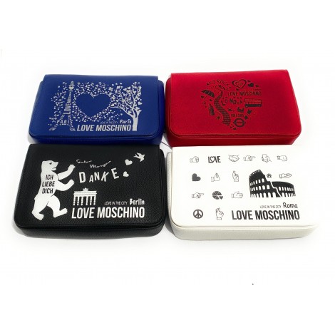 Set borse  Moschino Love City Lovers  Roma Parigi Londra Berlino Limited edition