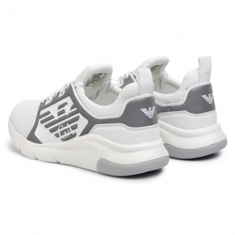 Sneaker running EA7 Emporio Armani A-Racer unisex Reflex X8X057 white/ silver US21EA13