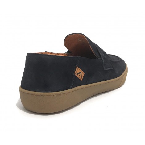 Scarpe uomo Ambitious 11527 mocassino in pelle scamosciata blu navy US21AM17