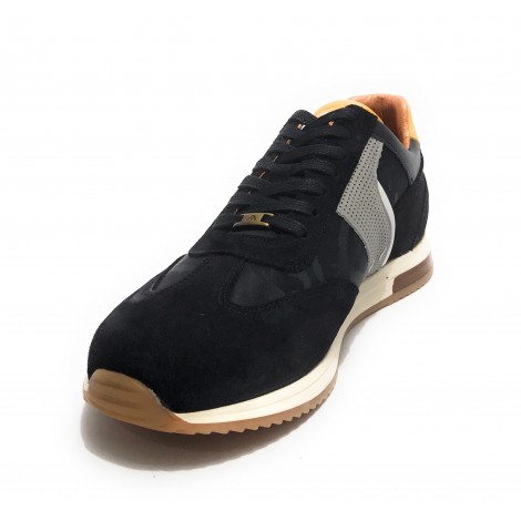 Scarpe uomo Ambitious 11319 sneaker running suede blu navy US21AM14