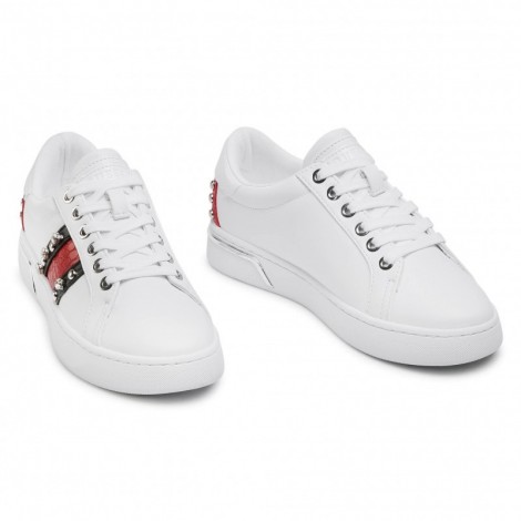 Scarpe donna sneaker Guess Ricena 4G white DS21GU45 FL6RICPAT12