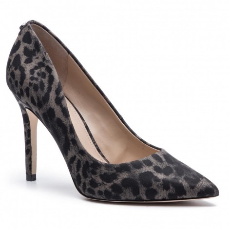 DECOLLETE GUESS A PUNTA MOD. BLIX TC 90 ECOPELLE LEOPARDATO DONNA D20GU07