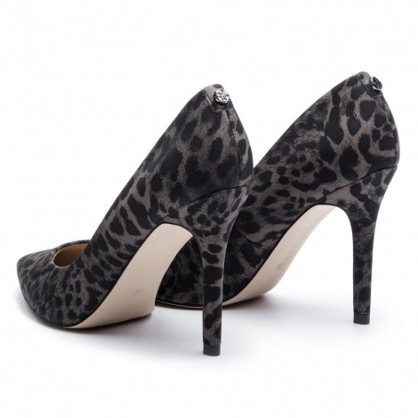 DECOLLETE GUESS A PUNTA MOD. BLIX TC 90 ECOPELLE LEOPARDATO DONNA D20GU07