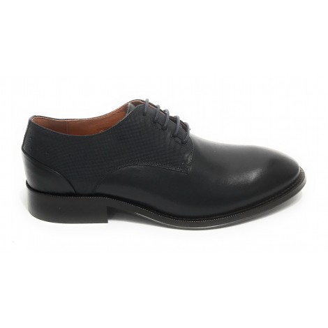 Scarpe uomo Ambitious 11082 francesina stringata in pelle blue navy US21AM20