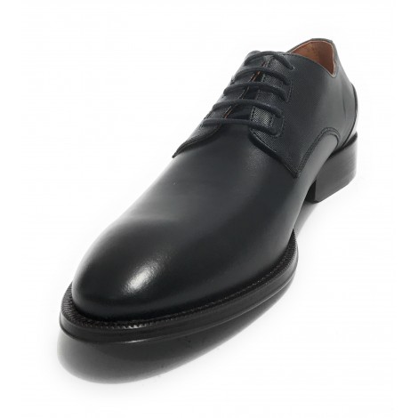 Scarpe uomo Ambitious 11082 francesina stringata in pelle blue navy US21AM20