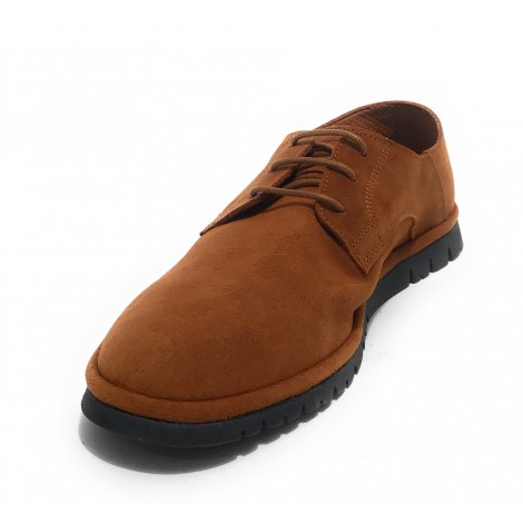 Scarpe uomo Ambitious 11352 stringata in pelle scamosciata colore camel US21AM28