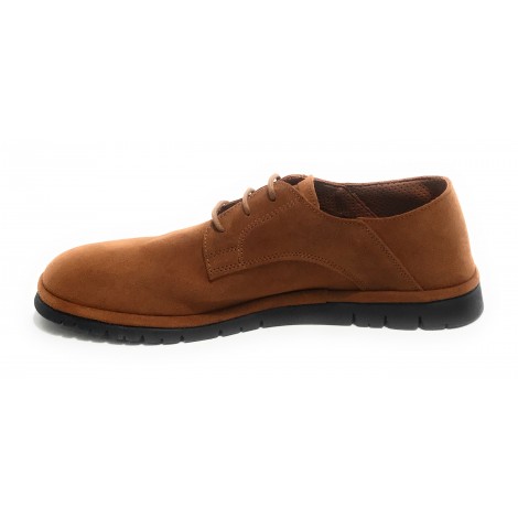 Scarpe uomo Ambitious 11352 stringata in pelle scamosciata colore camel US21AM28