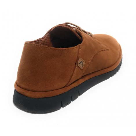 Scarpe uomo Ambitious 11352 stringata in pelle scamosciata colore camel US21AM28