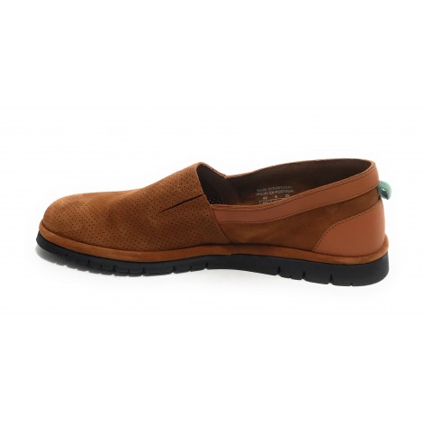 Scarpe uomo Ambitious 11162 mocassino in pelle scamosciata camel US21AM31