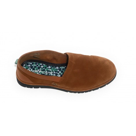 Scarpe uomo Ambitious 11162 mocassino in pelle scamosciata camel US21AM31