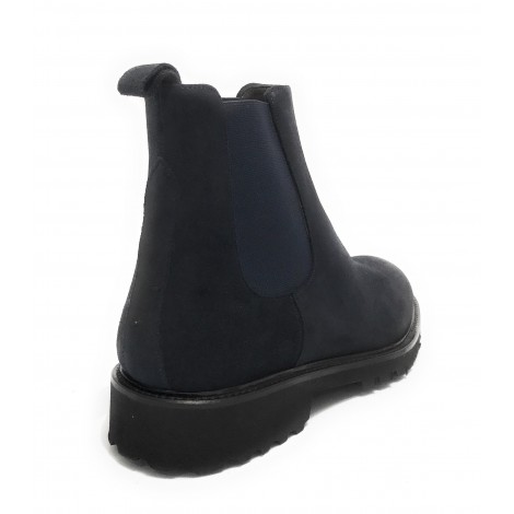 Stivaletto beatles uomo Elite in pelle scamosciata blu U22EL04