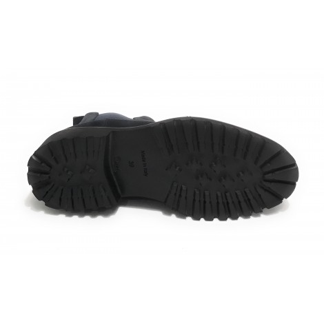 Stivaletto beatles uomo Elite in pelle scamosciata blu U22EL04