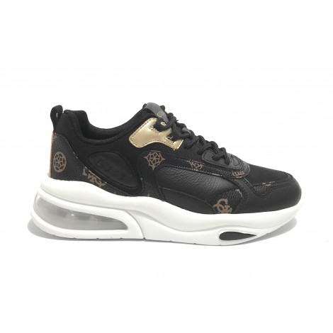 Scarpe donna sneaker Guess pelle black D22GU32 FL7FE2FAL12