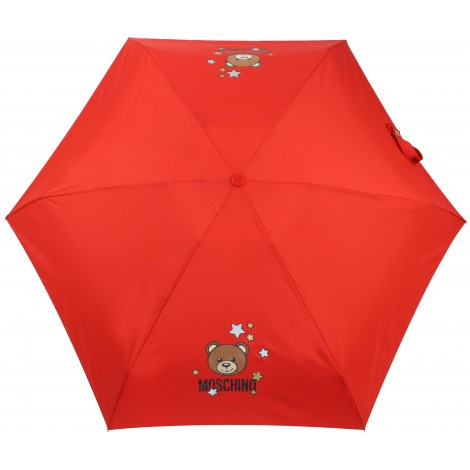 Ombrello Moschino retraibile toy stars compact rosso O22MO10 8211