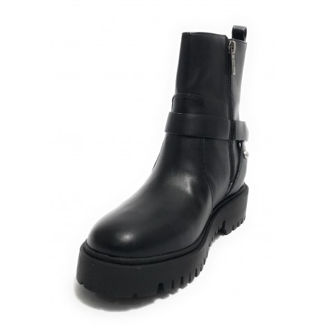 Scarpe donna Guess stivaletto biker Oracia bootie black D22GU39 FL8OCILEA10