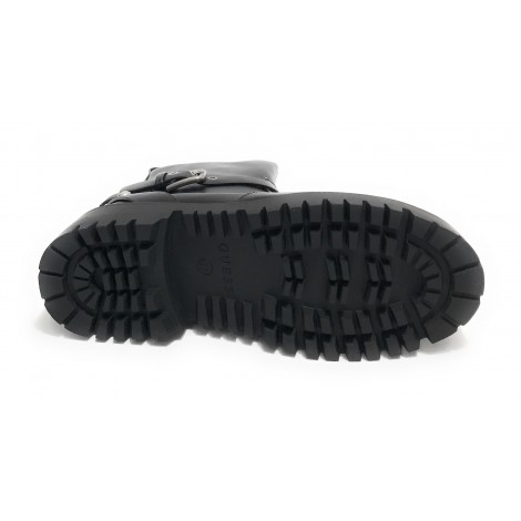 Scarpe donna Guess stivaletto biker Oracia bootie black D22GU39 FL8OCILEA10