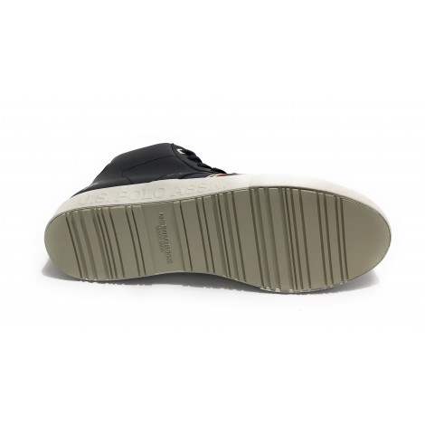 Scarpe U.S. Polo sneaker alto Marcs in ecopelle blue uomo U22UP01