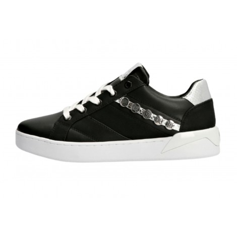 Scarpe donna sneaker Guess Roxo ecopelle black/ silver DS22GU03 FL5RXOELE12