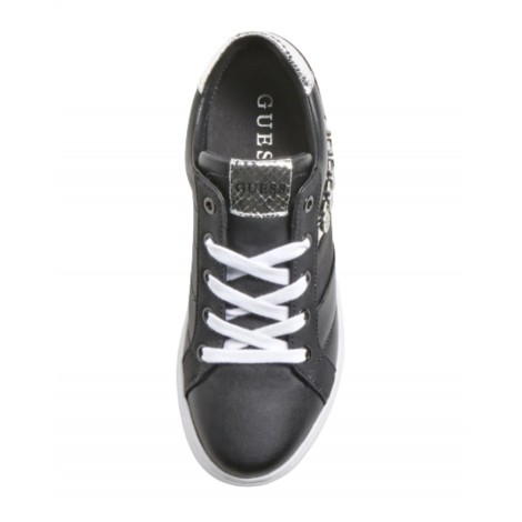 Scarpe donna sneaker Guess Roxo ecopelle black/ silver DS22GU03 FL5RXOELE12