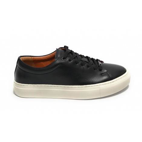 Scarpe uomo Ambitious 11187A sneakers in pelle nero US22AM07