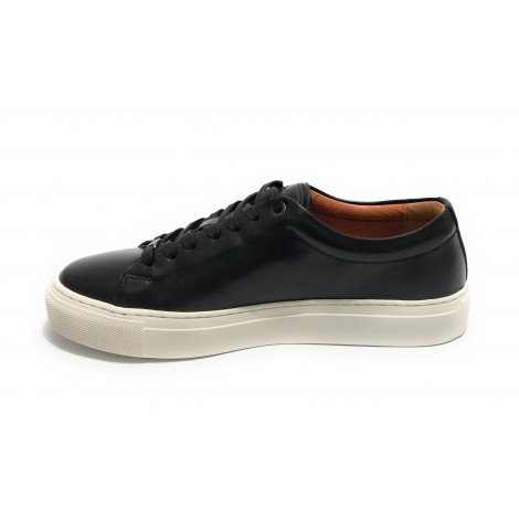 Scarpe uomo Ambitious 11187A sneakers in pelle nero US22AM07