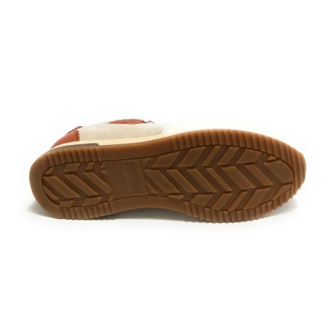 Scarpe uomo Ambitious 11240 sneaker running white/ camel US22AM12