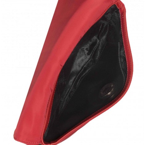 Borsa donna Love Moschino pochette a mano/ tracolla in nylon rosso BS22MO134 JC4334