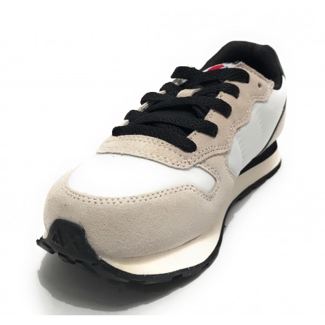 Scarpe Sun68 sneaker Boy's Tom in Japan suede/ nylon bianco ZS22SU26 Z32305