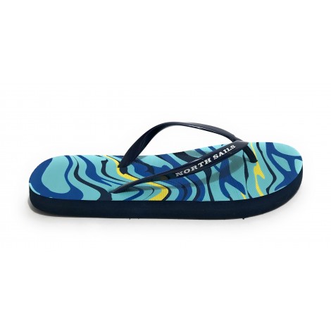 Flip Flop North Sails infradito Sandy Water 095 gomma blu/ multicolor US22NS09