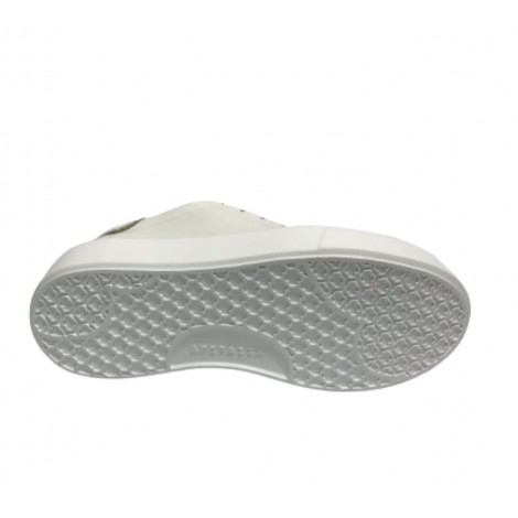Sneaker Apepazza senza lacci Paris in pelle white/ gold DS22AP10 S2PIMP16