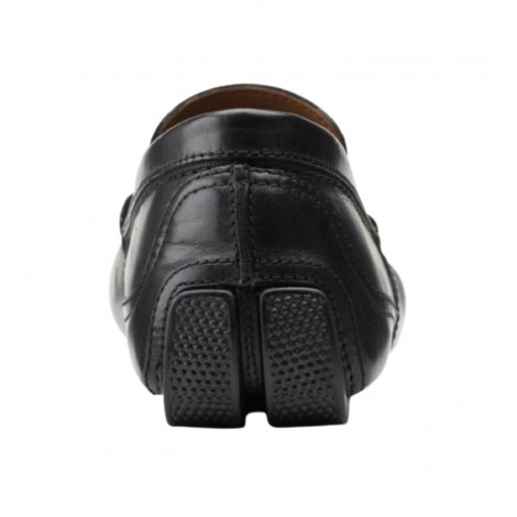 Scarpe Clarks mocassino tubolare Markman Plain black leather uomo US22CL05 26158707
