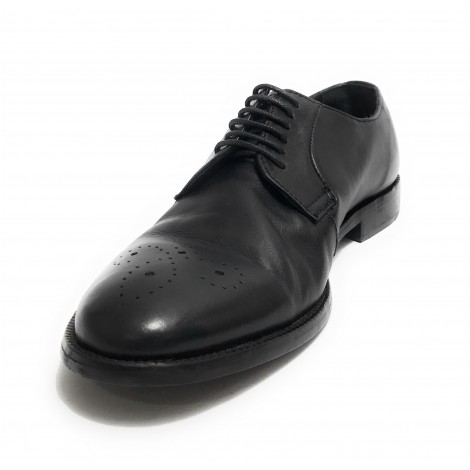 Scarpe uomo Elite francesina in pelle colore nero US22EL01 1318