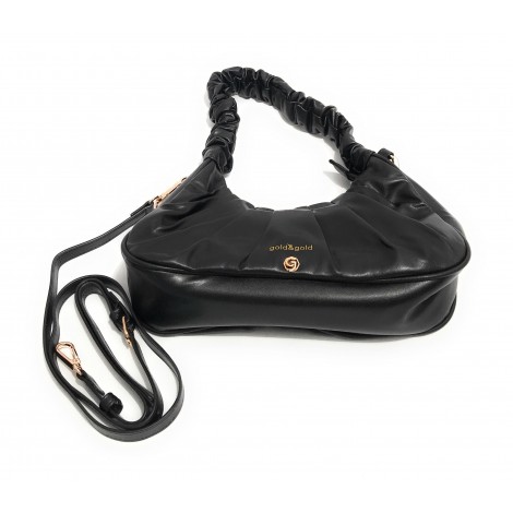 Borsa a mano/ tracolla Gold&gold nero donna BS22GG25 GGJ156