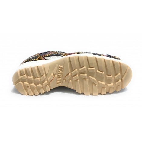 Scarpe uomo Harris sneaker pelle pregiata suffron multicolore / marmorizzato U17HA177