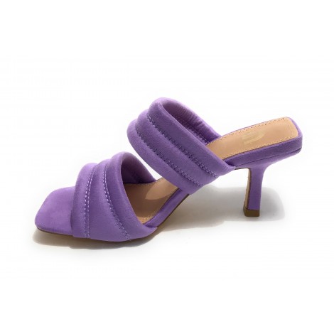 Scarpe donna Gold&gold sandalo con tacco colore lilla DS22GG35 GP22236