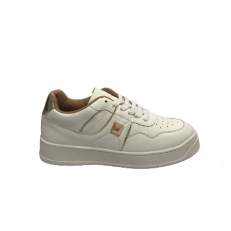 Scarpe donna sneaker Gold&gold ecopelle bianco D23GG10 GB511