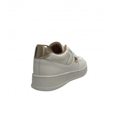 Scarpe donna sneaker Gold&gold ecopelle bianco D23GG10 GB511