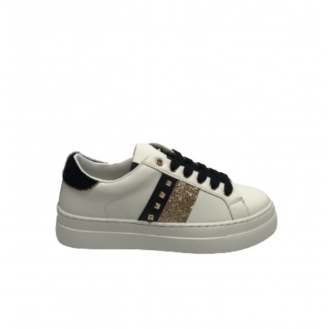 Scarpe donna sneaker Gold&gold ecopelle bianco D23GG08 GB551