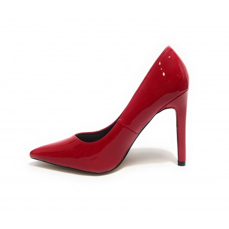 Scarpe donna décolleté Gold&gold tc 100 ecopelle rosso vernice D23GG22 GD693
