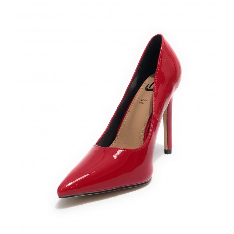 Scarpe donna décolleté Gold&gold tc 100 ecopelle rosso vernice D23GG22 GD693