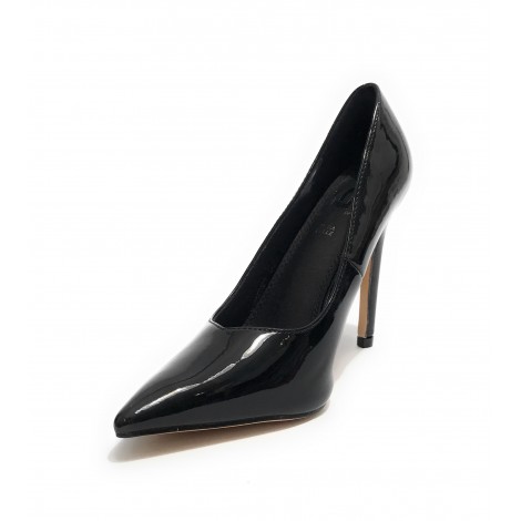 Scarpe donna décolleté Gold&gold tc 100 ecopelle nero vernice D23GG21 GD693